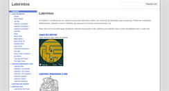 Desktop Screenshot of labirintos.com.br